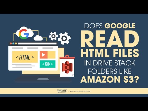 Does Google Reads HTML Files In Drive Stack Folders Like Amazon S3?