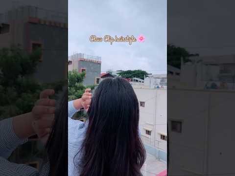 Claw clip hairstyle#shortsfeed #hairstyle #hair #youtube #short #ytshorts #yt #fypシ #meesho #diy