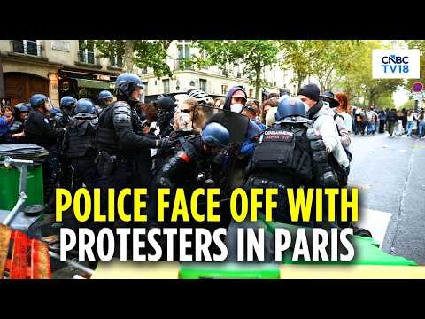 WATCH: Scuffle Breaks Out Between Police & Protesters In Paris | France Protests | N18G