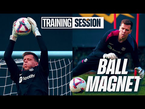 SZCZESNY already making IMPRESSIVE SAVES for FC BARCELONA 🔵🔴 | Training