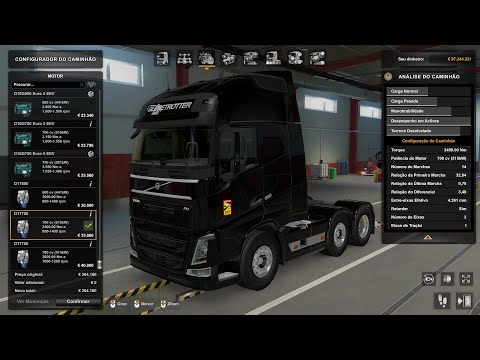 ENGINE D17 700 HP VOLVO FH16 2012 BY RODONITCHO MODS 1.0 1.40 1.49