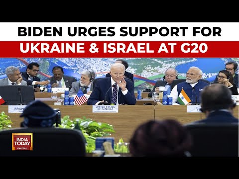 Biden G20: Biden Urges Leaders To Support Ukraine's Sovereignty, Increase Pressure On Hamas