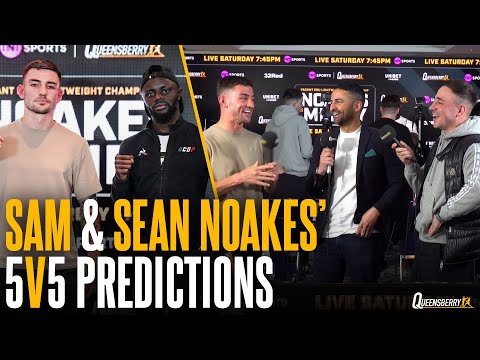 Sam & sean noakes go back and forth on european title fight & give 5 vs 5 predictions 💥