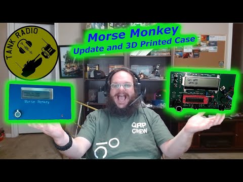 Morse Monkey Version 2, and 3d Printed Case