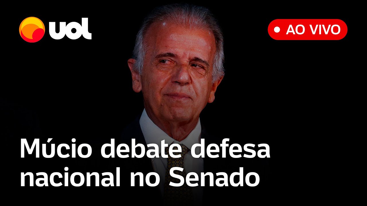 Ministro da Defesa, José Múcio, fala ao vivo no Senado sobre defesa nacional, Forças Armadas e mais