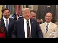 WATCH: Trump calls online rumors of his death crazy and based on fake news  - 02:13 min - News - Video