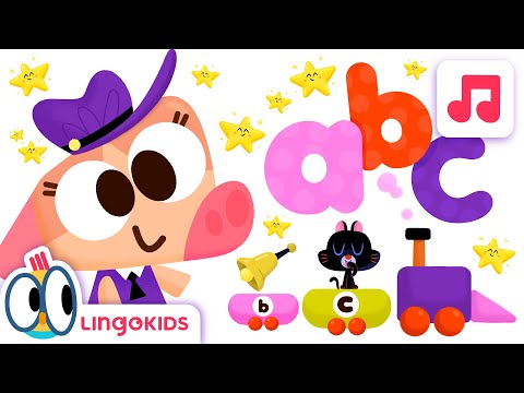 Let's sing the ABC TRAIN now in lowercase! 🚂 🔤 ABC TRAIN | Lingokids