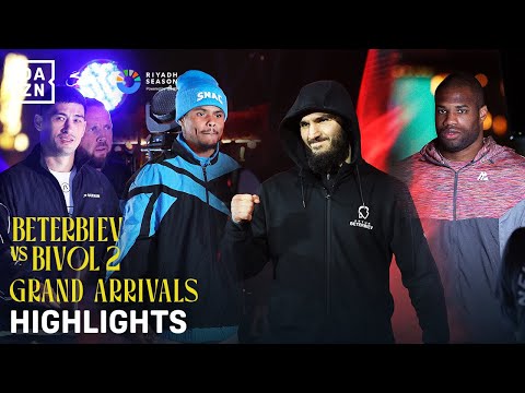 Artur Beterbiev vs. Dmitry Bivol 2 | Grand Arrivals Highlights