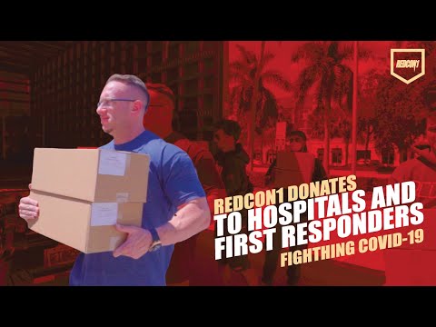 Follow REDCON1 CEO Aaron Singerman and REDCON1 President Eric Hart as they go deliver boxes of protein bars to 1st responders.