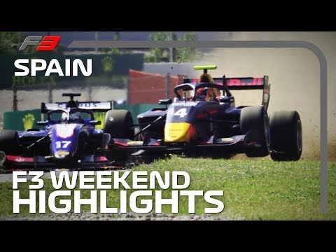 Formula 3 Race One and Two Highlights | 2019 Spanish Grand Prix