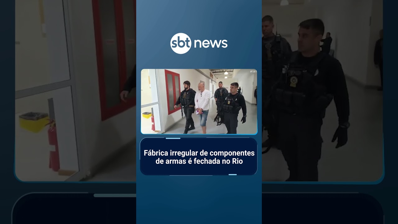 Polícia Civil fecha fábrica ilegal de acessórios de armamento no Rio de Janeiro | SBTBrasil