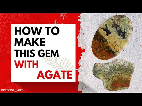How to make an oval cabochon ? #agate