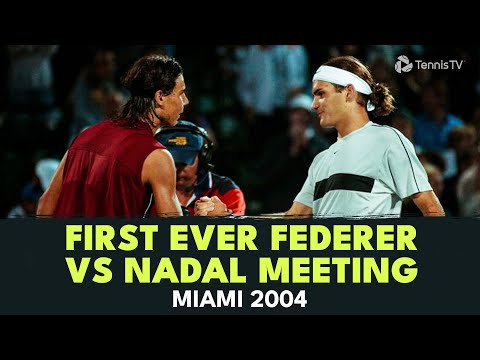 20 YEARS AGO TODAY! The First EVER Federer vs Nadal Match at Miami 2004 ❤️