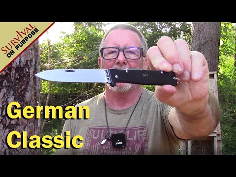 Otter MercatorK55 Black Cat Knife - A True Classic EDC Folding Knife