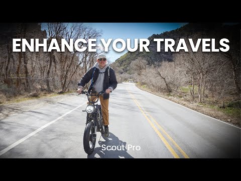 Enhance your travels with the Scout Pro dual-battery dual-motor ebike. Start your adventure today!