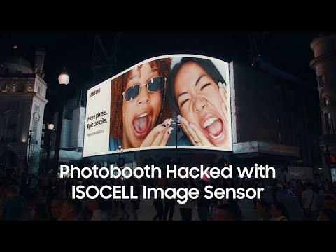 ISOCELL: Photobooth Hacked with 200MP Image Sensor | Samsung