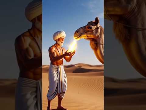ek pyasa Kisan and camel 🐪 story#thirsty#camel#yt #yt shorts#ai #ai story#farmer #unt