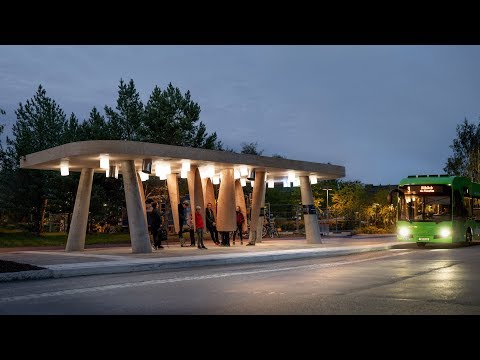 Rombout Frieling Lab creates interactive Arctic bus stop