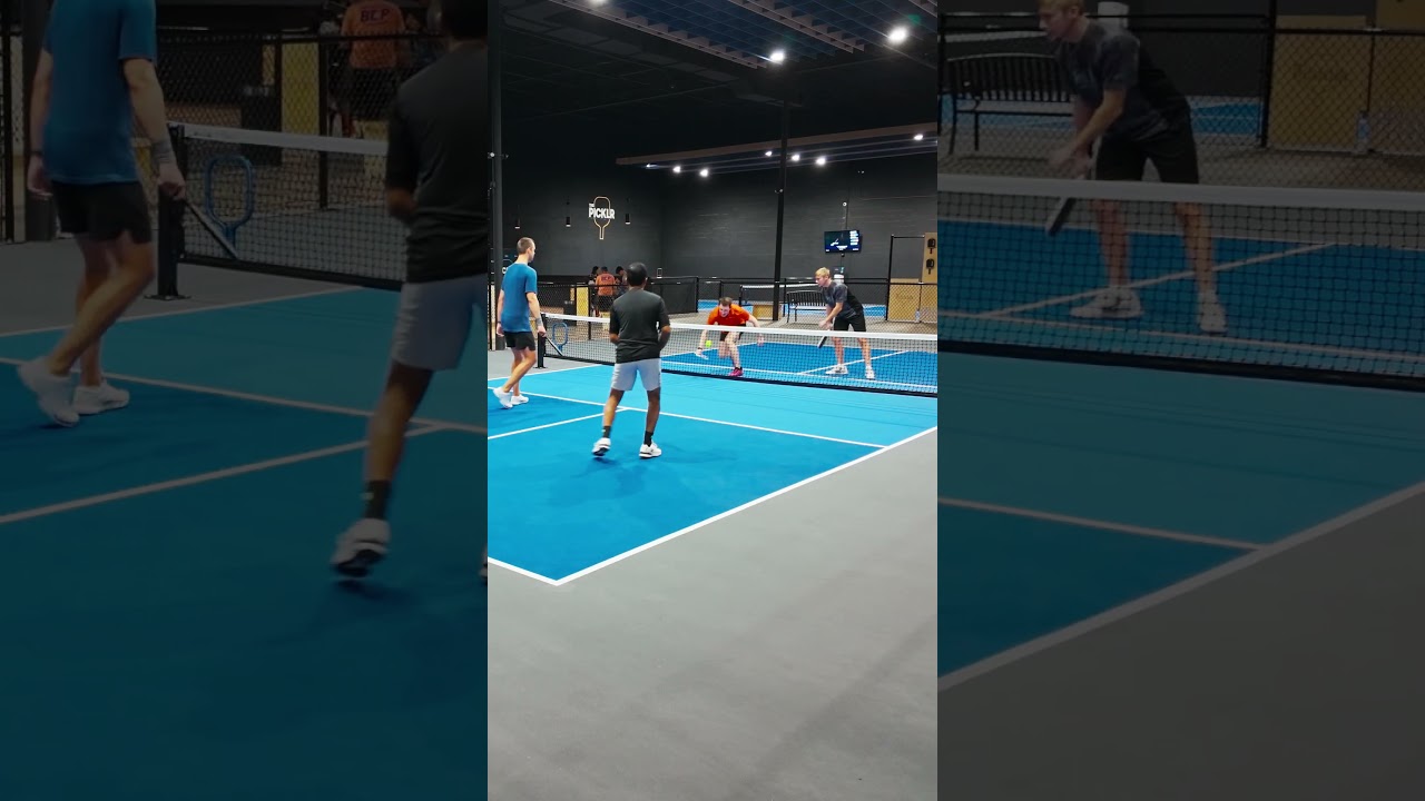 🥷Net Play, Lob, and Fast Hands #pickleball #sporthighlights #pickleballhighlights #sports