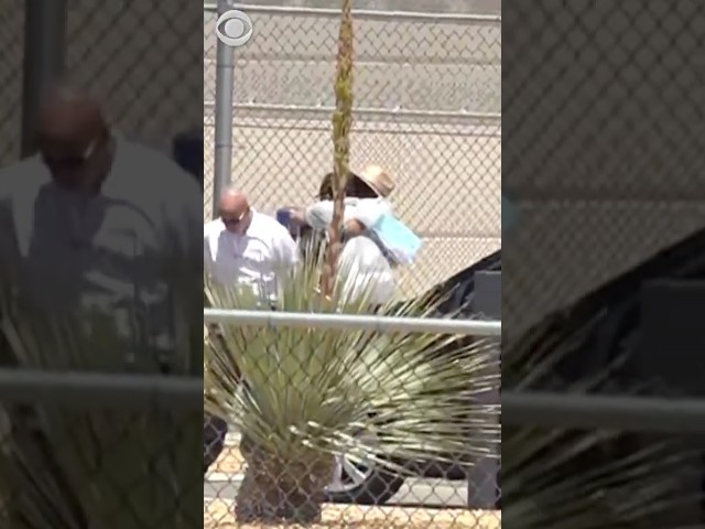 U.S. Marine hugs his father, moments after father's release from ICE detention #shorts