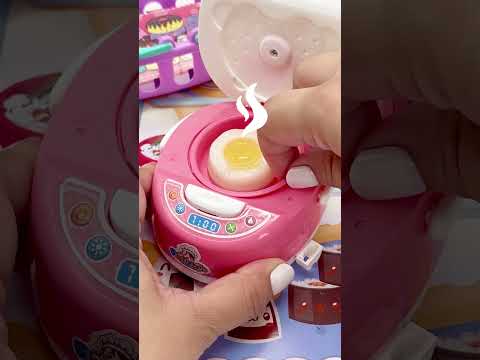 Mini Kitchen Realistic Cooking, Satisfying With Unboxing ASMR Videos  #cutetoys #cookwaressets #toys