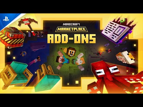 Minecraft - Marketplace Add-ons Launch Trailer | PS4 & PSVR Games