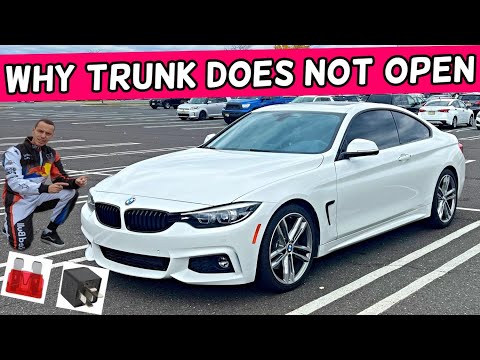 WHY TRUNK DOES NOT OPEN BMW F32 F33 F36 428i 430i 435i 440i 418i 420i 418d 420d 425d 430d 435d