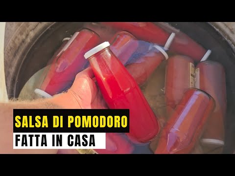 Come fare la PASSATA DI POMODORO FATTA IN CASA