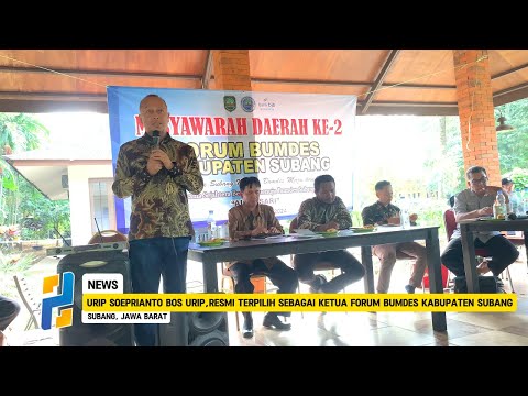 Bos Urip Resmi Terpilih Sebagai Ketua Forum Bumdes Kabupaten Subang.