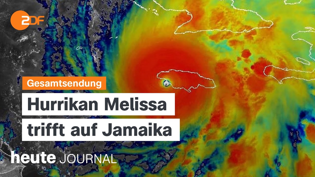 heute journal 28.10.2025: Netanjahu ordnet neue Gaza-Angriffe an, Hurrikan "Melissa" trifft Jamaika