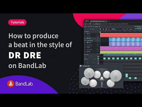 How to produce a Dr Dre style beat using BandLab's free web Mix Editor