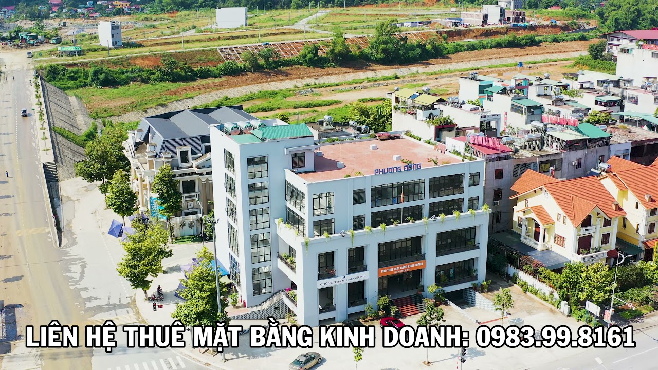 Cho thuê nhà, mặt bằng kinh doanh 641m2/sàn TP Lào Cai (chính chủ) video