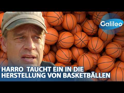 5000 Bälle pro Tag: So werden Basketbälle hergestellt!