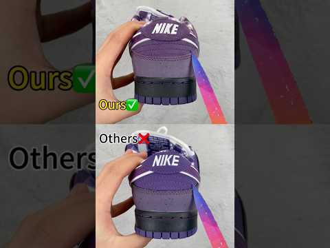 Real Vs Fake Purple Lobster Nike SB Dunk #shorts #sneakerhead #viral