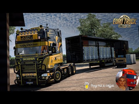 Scania V8K Wolverine R520 + Trailer v1.53