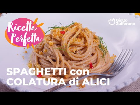 SPAGHETTI con COLATURA di ALICI - SUPER SFIZIOSI❤️🌊