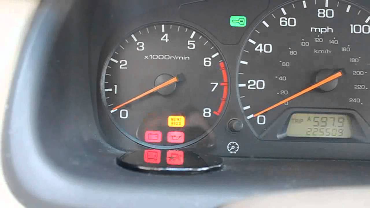 How to reset check engine light honda accord 1999 #5