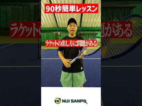 【忙しい人向けテニスレッスン】ラケットの出し方で劇的に変わるボレーレッスン〈ぬいさんぽテニス（Tennis）〉 #テニス #テニスレッスン #tennis