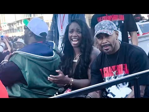 Claressa Shields PULLS UP to Celebrate Terence Crawford’s Canelo Win – 2 GOATs in Victory Parade