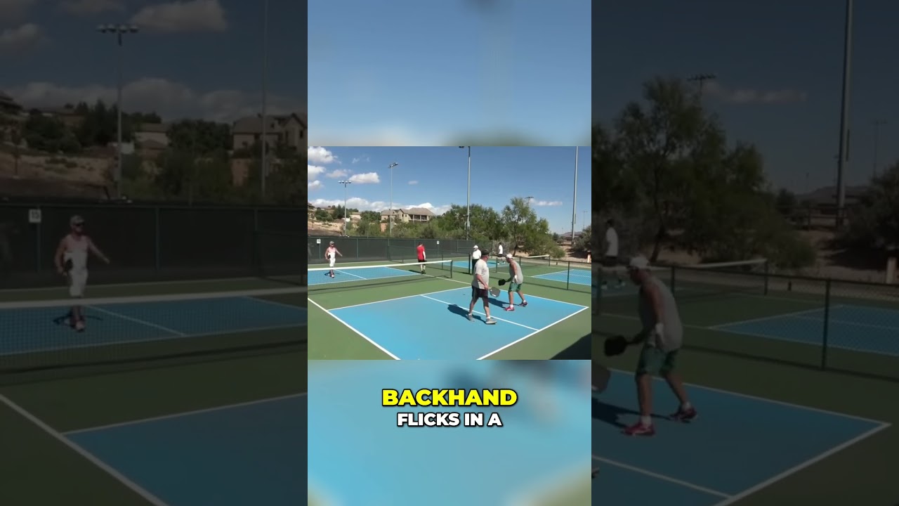 Pickleball! Getting Shots Back From Your Shoestrings! Excellent Job Staying In the Point!