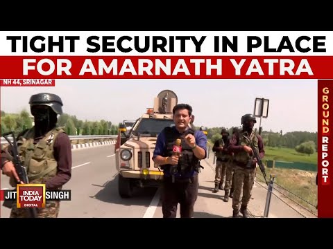 Massive Security In Place For Amarnath Yatra: Women Commandos, Drones, And CCTV Surveillance