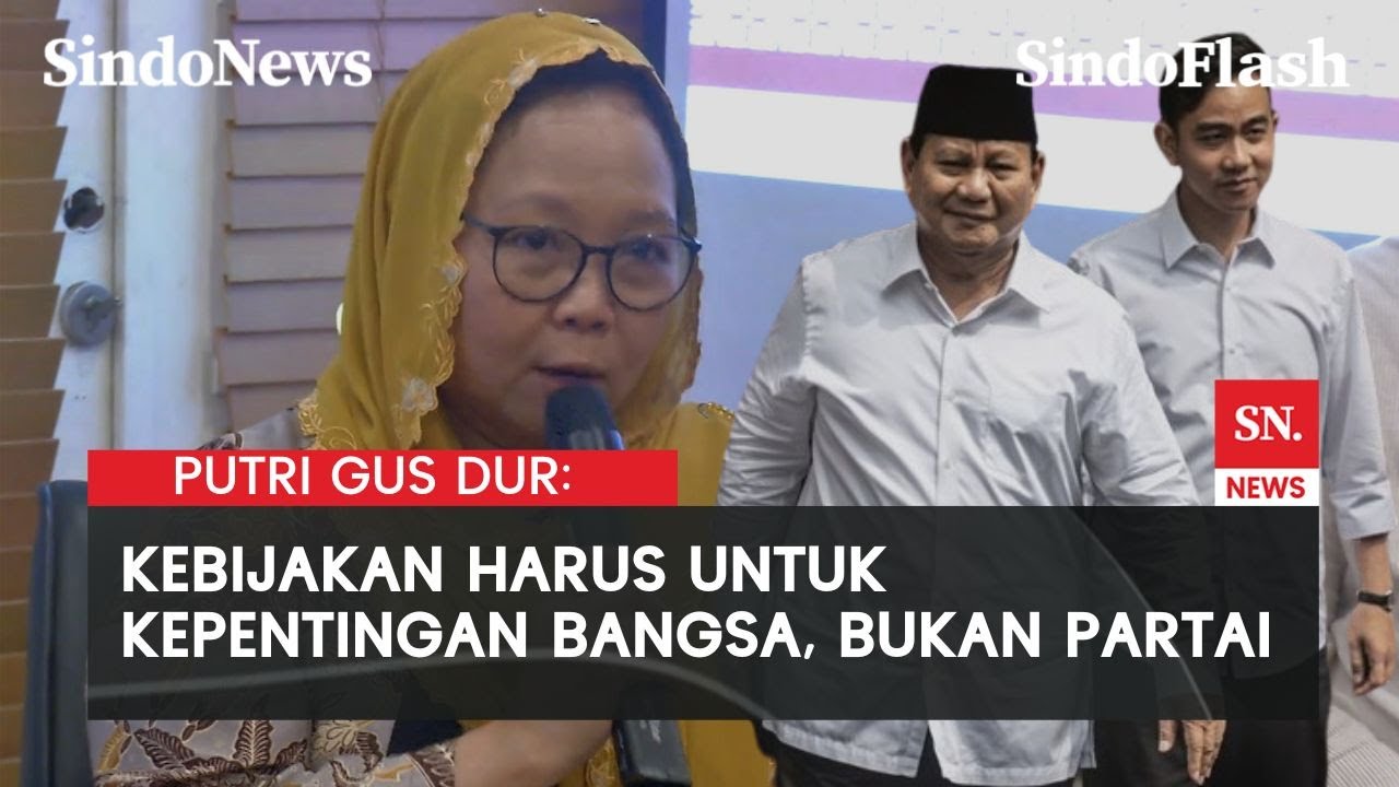 Anak Gus Dur Beri "Catatan Krusial" 100 Hari Prabowo-Gibran, Wanti-wanti Program MBG | Sindo Flash
