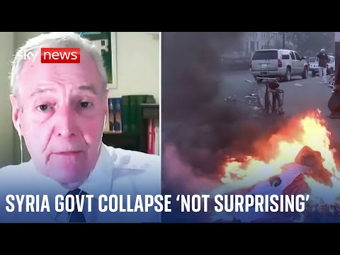 Professor Michael Clarke: Syrian government collapse 'not surprising'