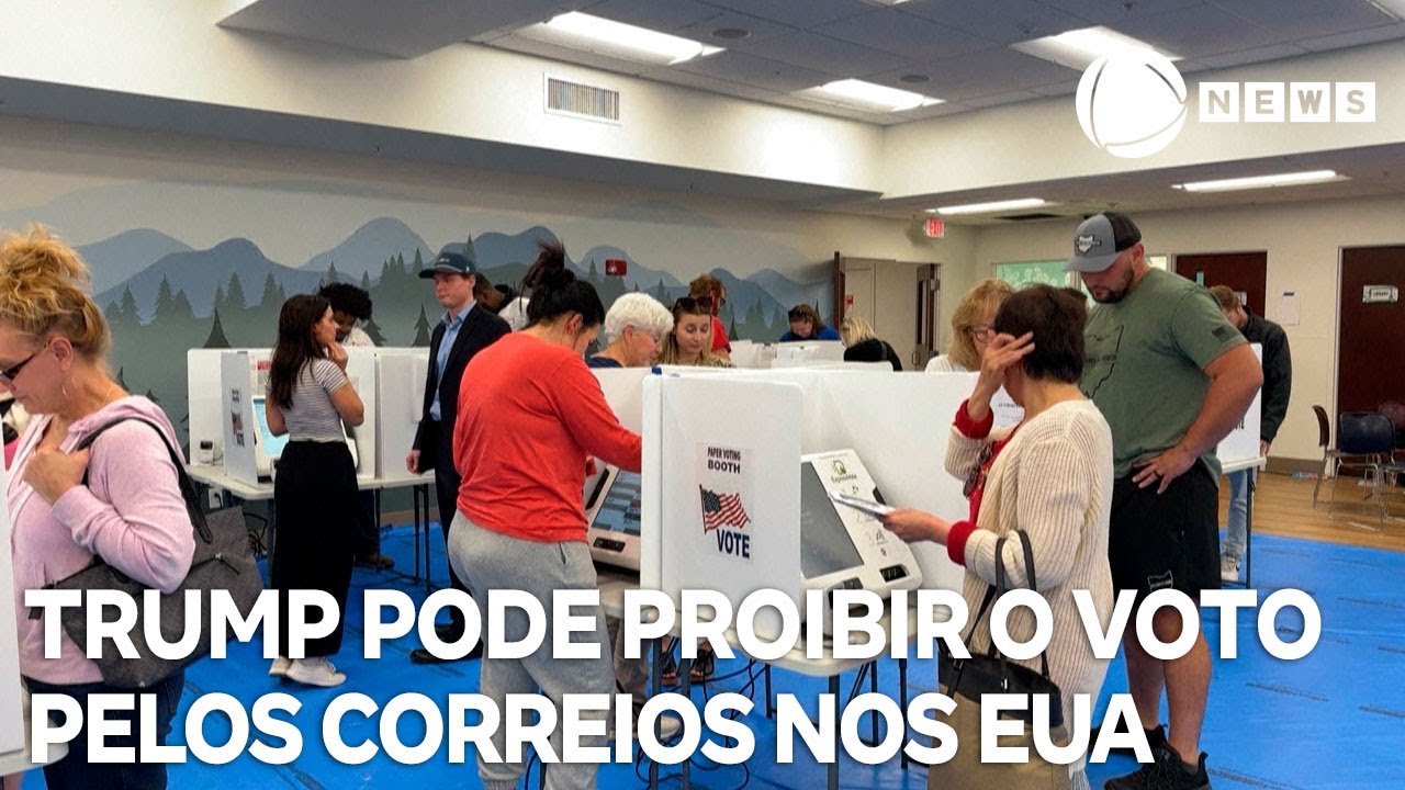 Trump pode proibir o voto pelos correios nos EUA