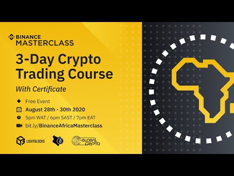 Binance 3-Day Online Trading Masterclass for Africa