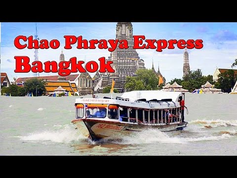 les bateaux du chao phraya express à bangkok