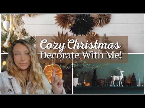 Christmas Decorate with Me | Cozy Budget Friendly Dinner Recipe | Vlogmas