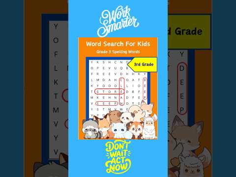 Word Search Puzzles for 3rd Graders: Build Vocabulary & Spelling Skills with Grade-Level Activities