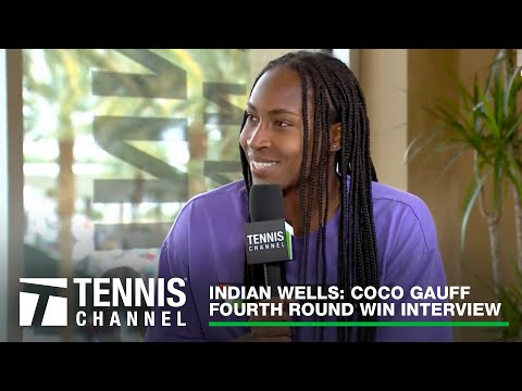 Coco Gauff: ‘I needed to dig deep’ | 2023 Indian Wells Fourth Round Win Interview