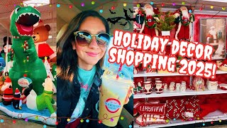 Holiday Decor Shopping 2025!🎄 Michaels, At Home, World Market, & More!✨ + HAUL!🖤🎅🏽